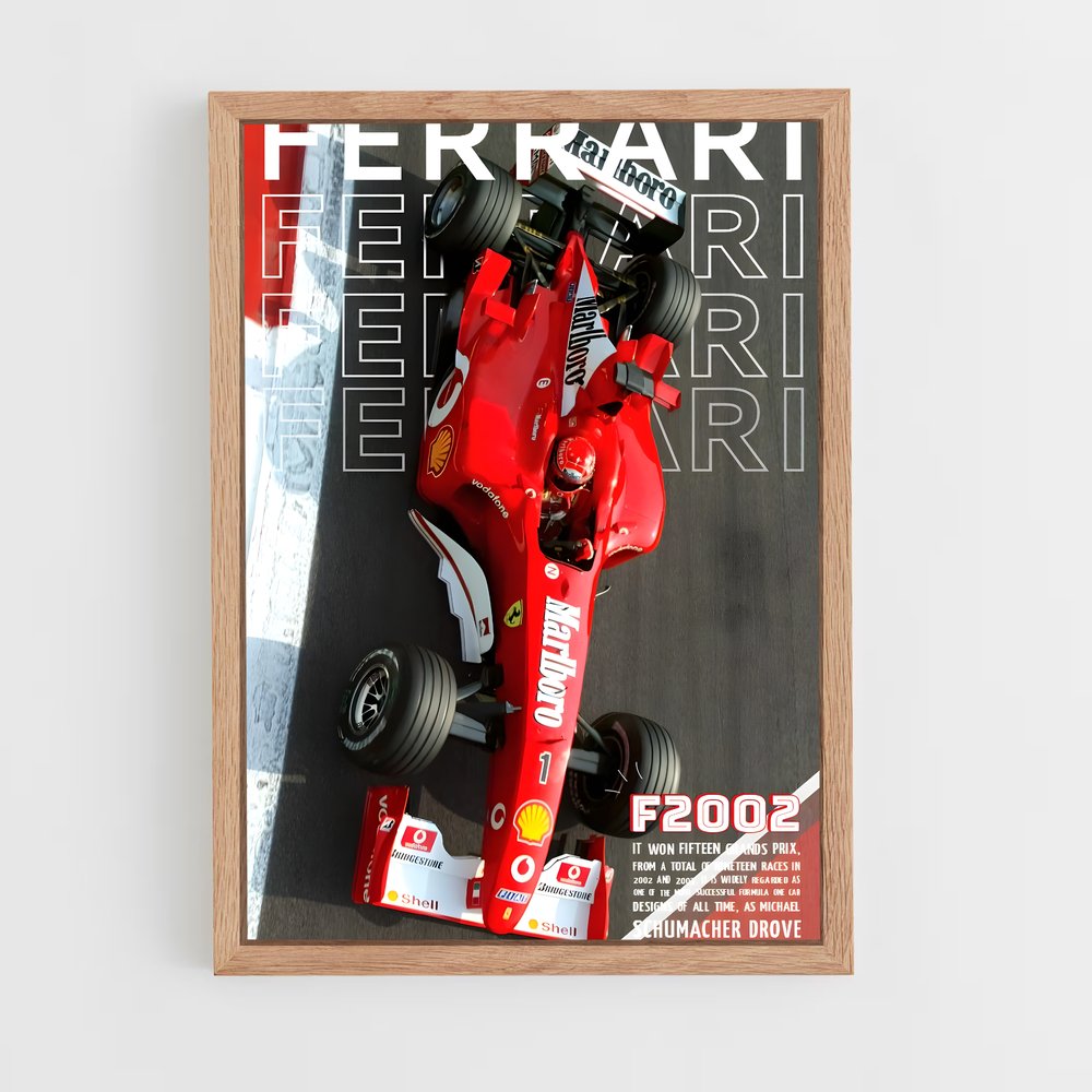 Poster F1 Legend – affiche Voitures de Formule 1 (vue 4)